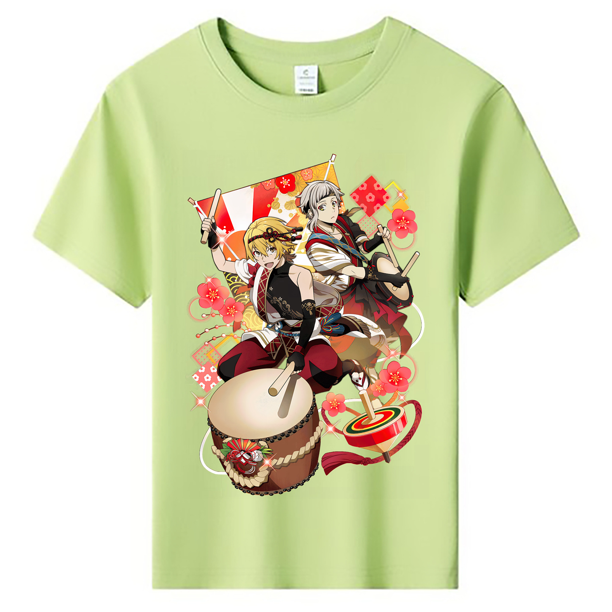 （画像用） 文豪ストレイドッグス Bungo Stray Dogs 綿100％キッズTシャツ（フロントプリント）
